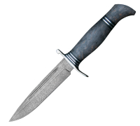 Финка НКВД из дамасской стали купить на сайте koval-knife.shop